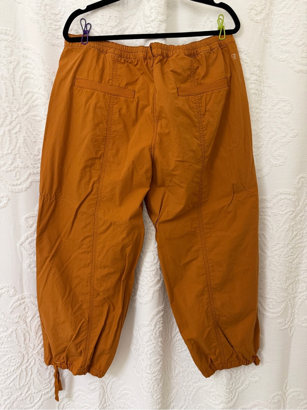 Pilcro Burnt Orange Utility Jogger Pants - Picture 6 of 8